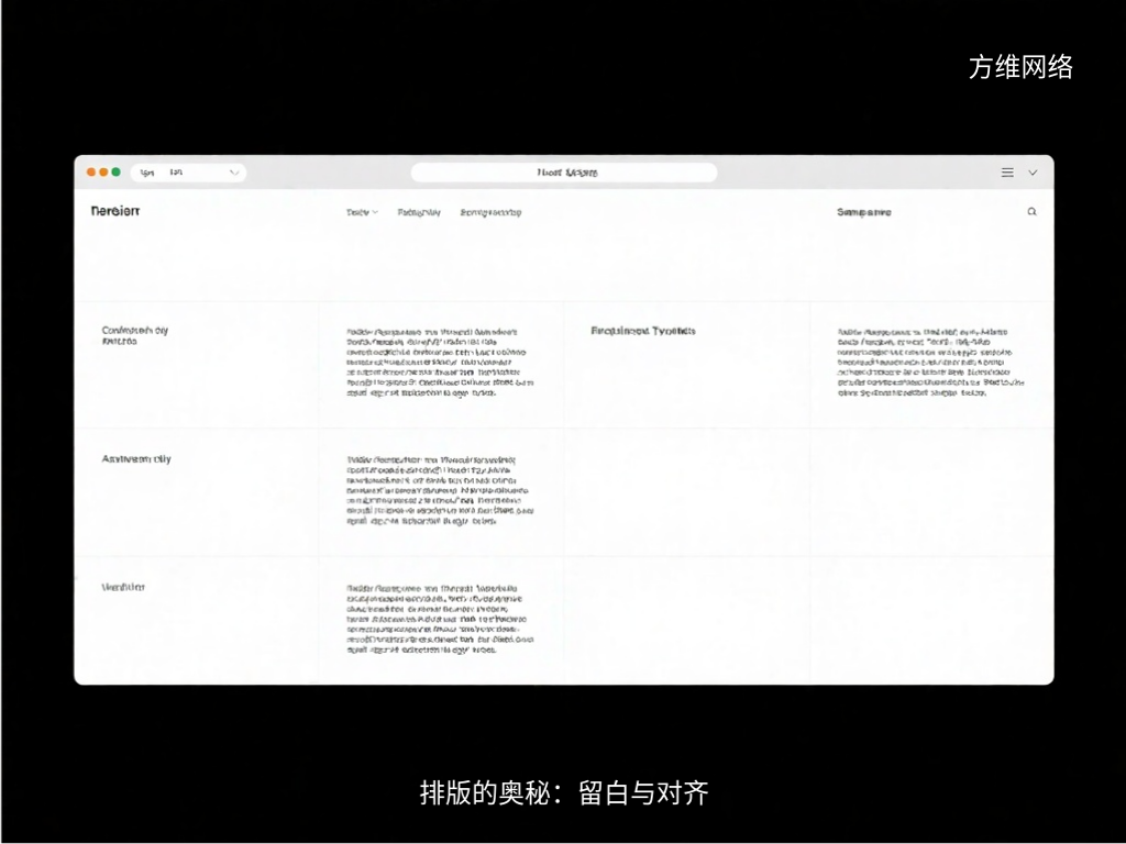 排版的奧秘:留白與對(duì)齊
