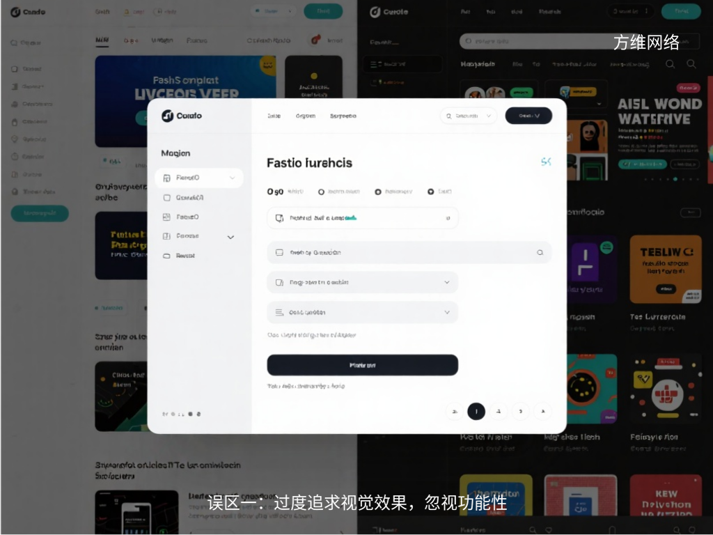 誤區(qū)一：過(guò)度追求視覺(jué)效果，忽視功能性