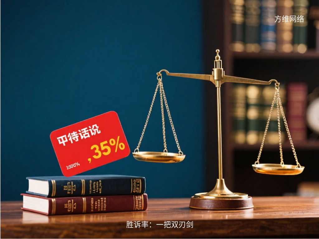勝訴率:一把雙刃劍