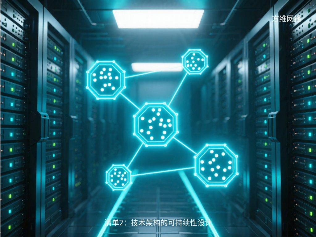 清單2:技術(shù)架構(gòu)的可持續(xù)性設(shè)計