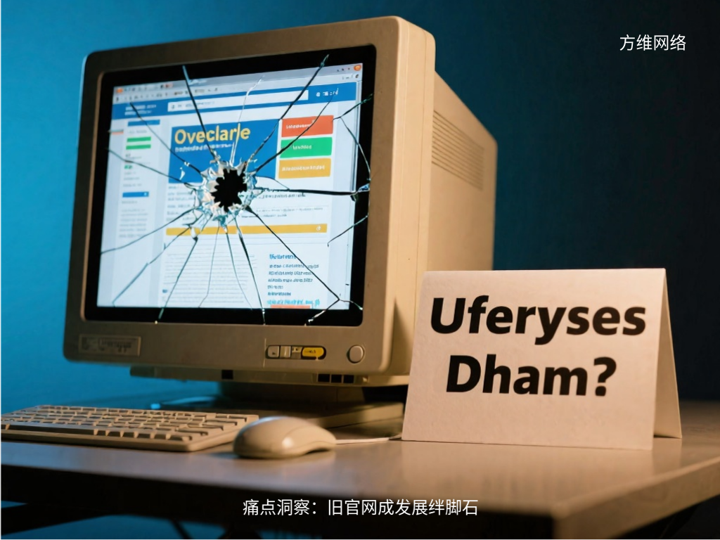 痛點(diǎn)洞察：舊官網(wǎng)成發(fā)展絆腳石
