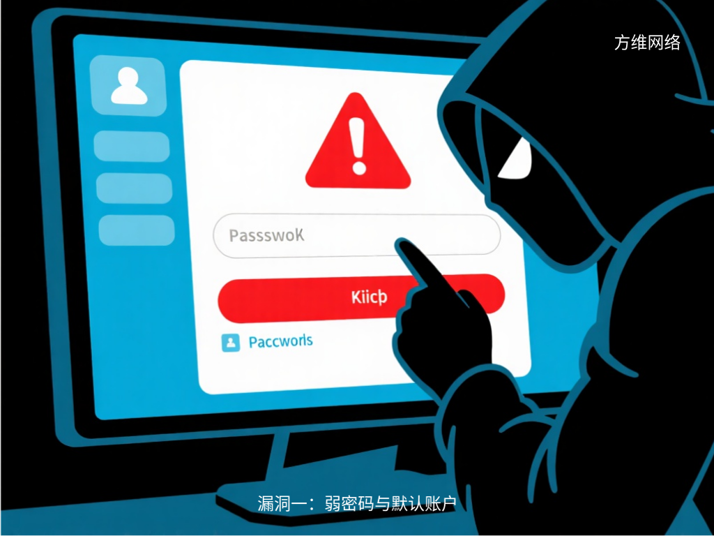漏洞一:弱密碼與默認(rèn)賬戶